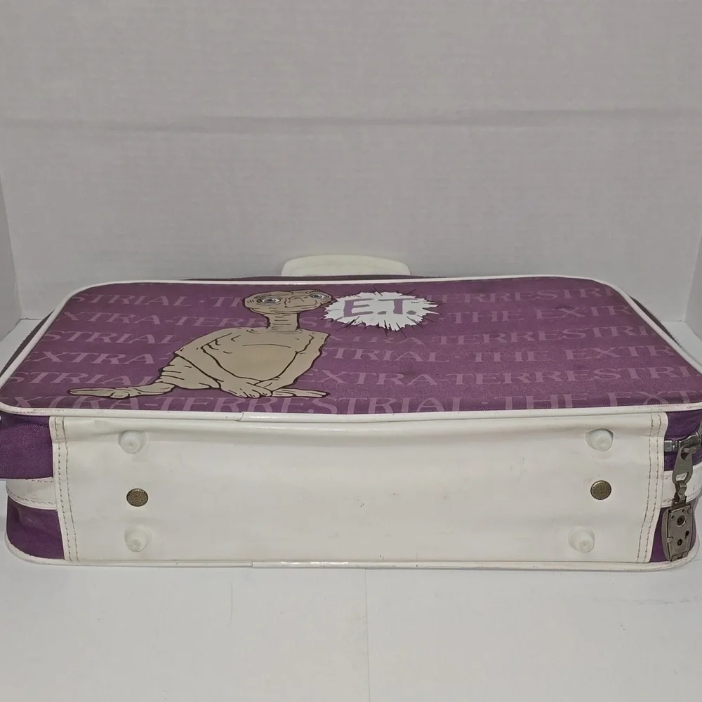 Vintage Purple E.T. Extra-Terrestrial Suitcase